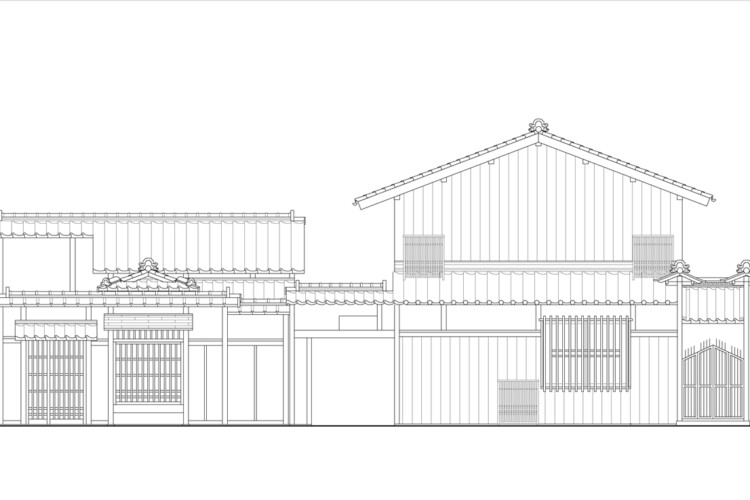 改修計画立面図